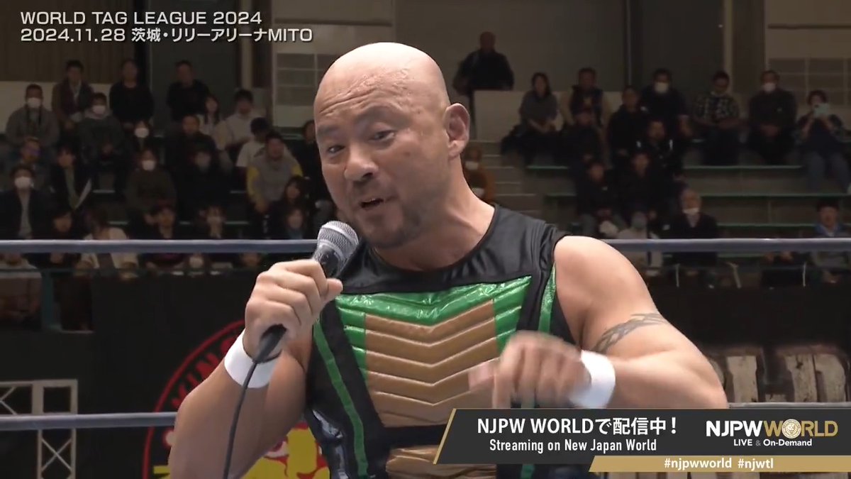 .邪道(jado) → ELP "Get well soon!" ELP👏ELP👏ELP👏 Sign up Now &amp; Stay tuned to #NJPW #njpwworld #njwtl