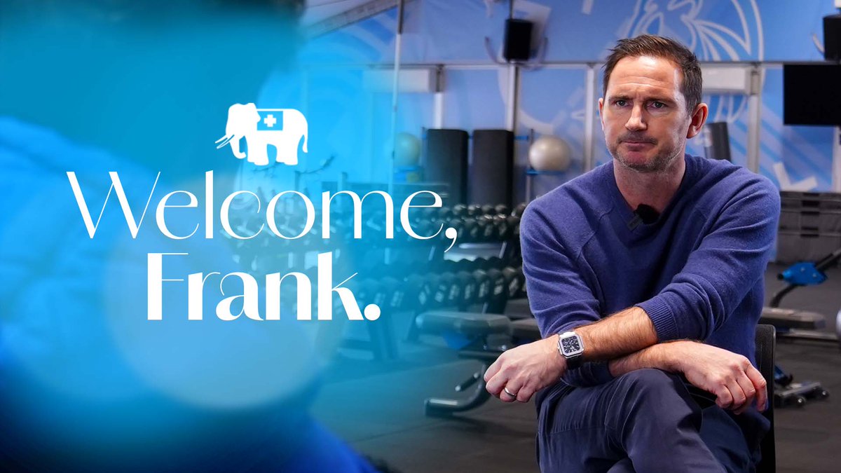 "Hopefully I can create many more great moments for this Club." 🩵 Frank's first words as our new Head Coach.