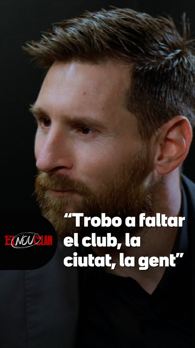 “Un club especial, diferent a la resta amb la dificultat que això suposa per com es manegen les coses avui al futbol". Leo Messi mostra el seu amor profund pel Barça i els els culers en una entrevista al #NouClam3Cat. La conversa sencera, avui, a les 22.05, a TV3 i a la plataforma 3Cat. ▶️ FC Barcelona Esport3 Leo Messi