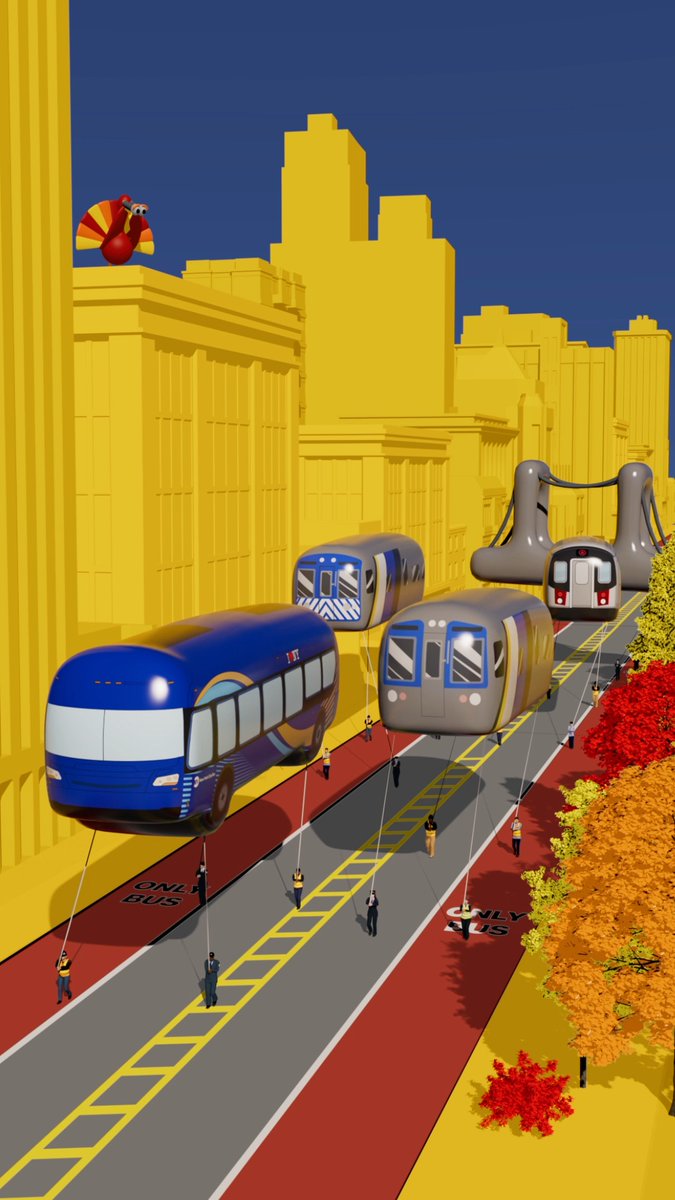 Happy Thanksgiving to our riders and everyone here at the MTA who keeps us moving. This year, and every year, we're thankful for you!