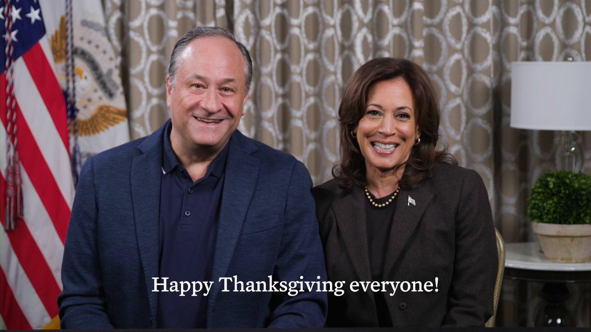 Today we come together to reflect on what we are thankful for, to share food and stories with family and friends, and to express our gratitude for all those who serve our nation. We are wishing you a very happy Thanksgiving.