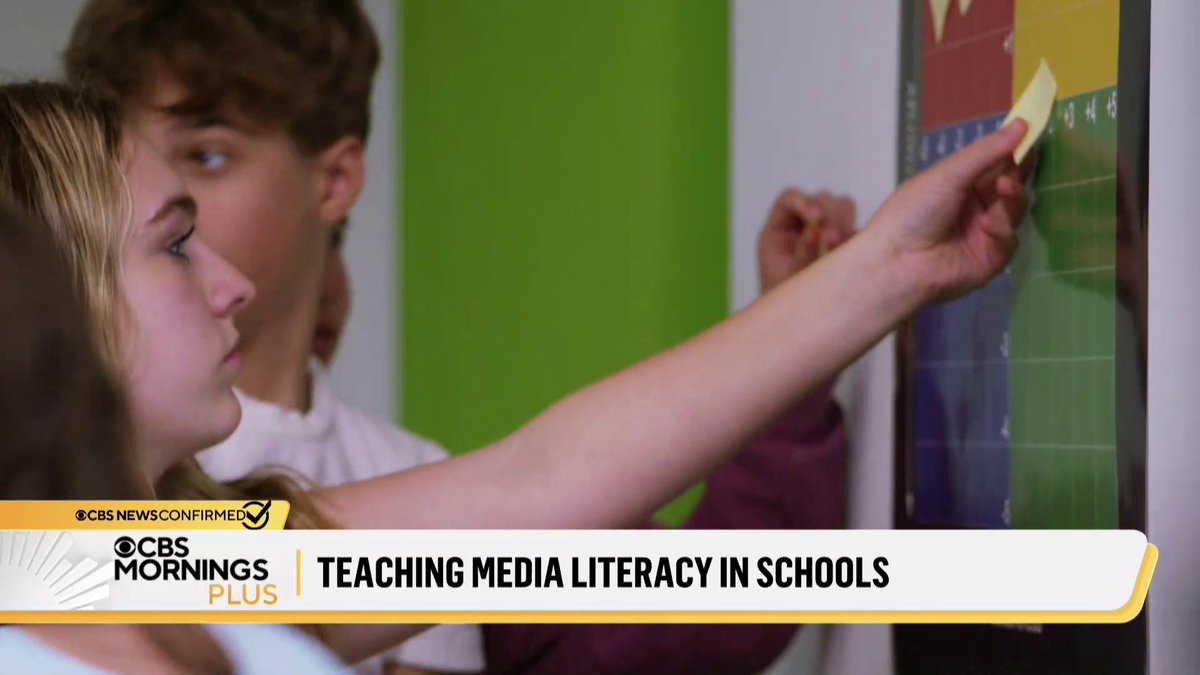 The News Literacy Project found 80% of teens have seen conspiracy theories online — and 80% of those teens say they believe at least one theory. At a New York school, students are learning how to spot fact from fiction.