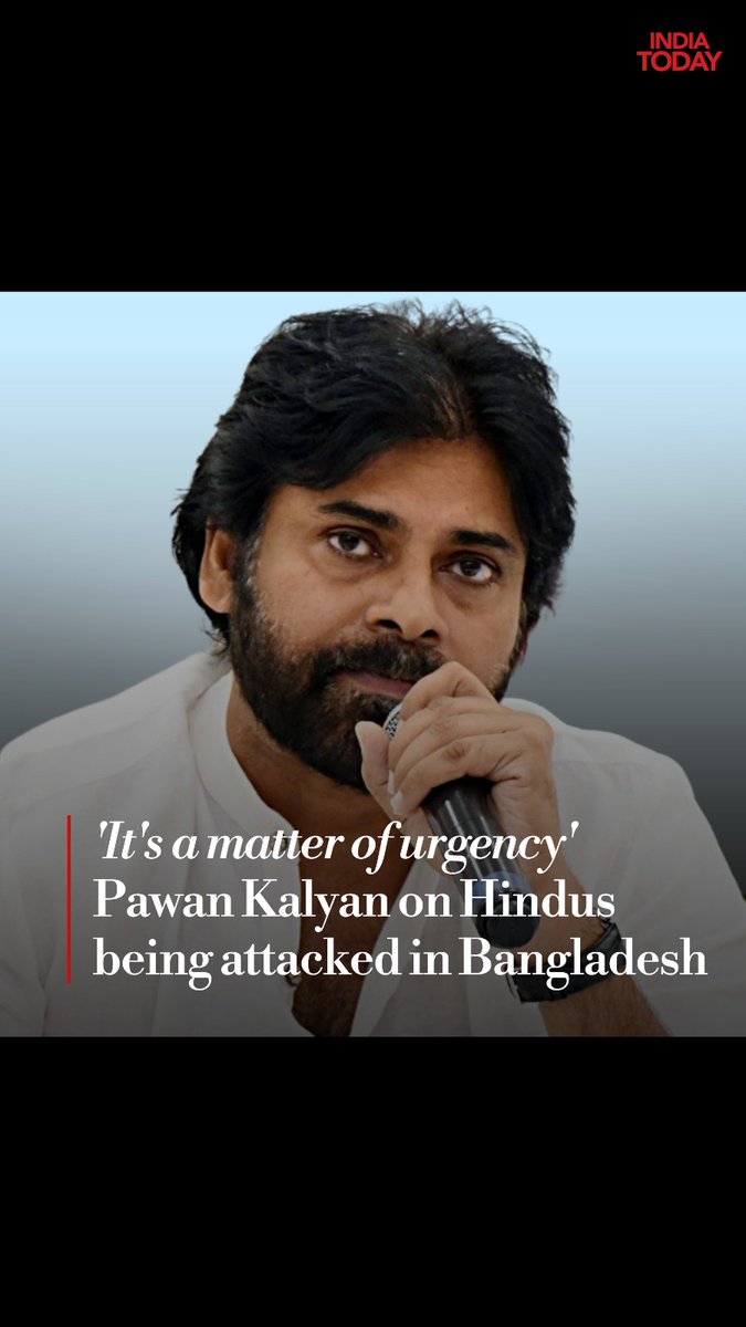Actor and Andhra Pradesh Dy CM Pawan Kalyan reacted to the recent attacks against Hindus in Bangladesh and expressed deep anguish, questioning the global silence on the matter. “It hurts to see Hindus being targeted,” he said. #PawanKalyan #Hindus #Bangladesh | Akshita Nandagopal