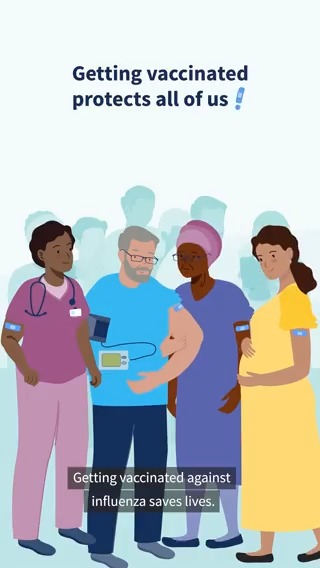 It's that time of the year again: Get vaccinated against #influenza and #COVID19! Five minutes can make the difference between getting very sick or staying healthy. It's not too late!