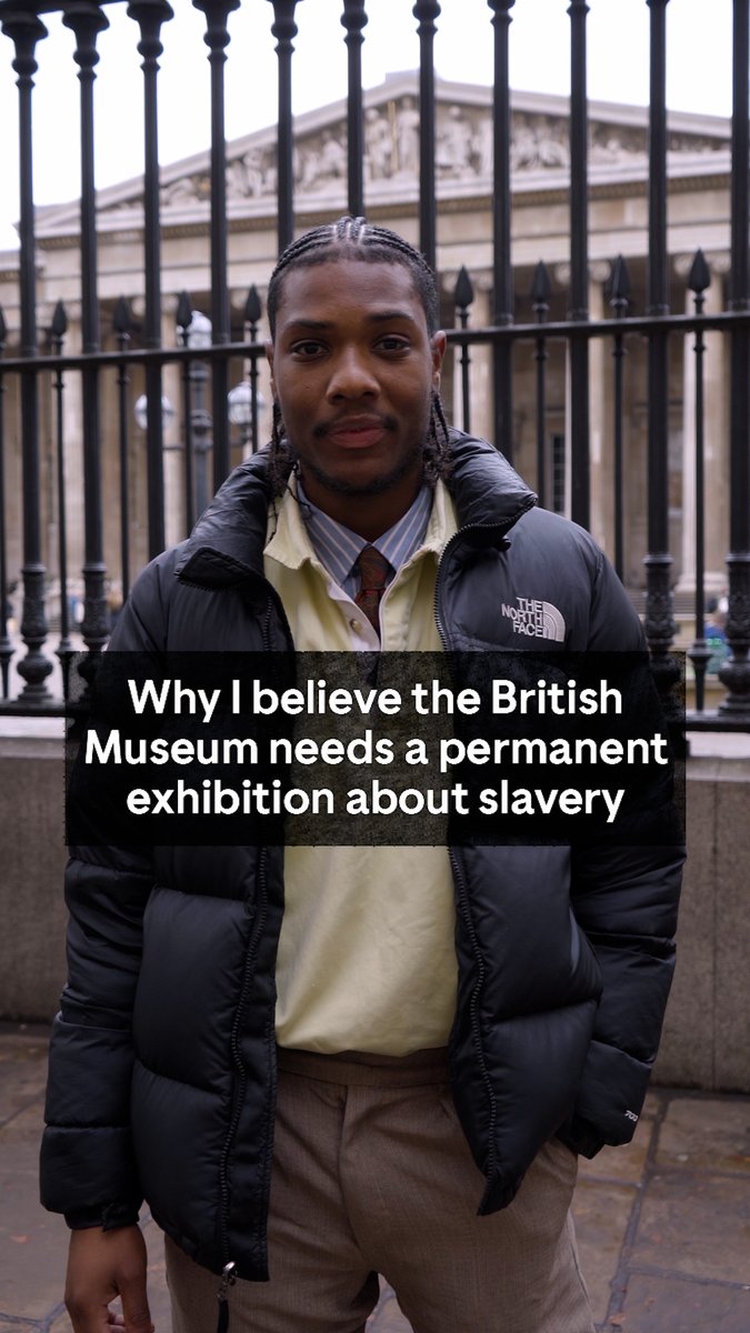 The British Museum fails to adequately represent the history of British involvement in the trade of enslaved African people. Jovan Owusu-Nepaul has joined forces with us, calling for a clear, comprehensive, and permanent exhibition on the slave trade inside the British Museum.