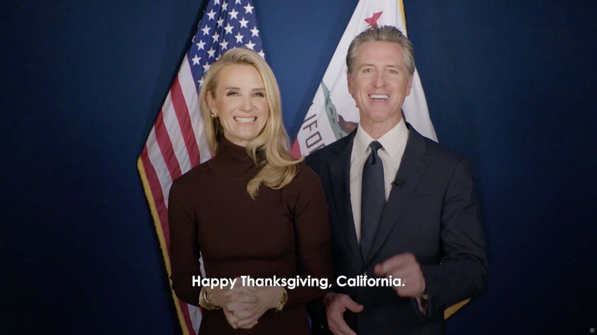 Happy Thanksgiving, California! 🦃🍁 This Thanksgiving, we give thanks to Californians across the state who make us strong, resilient, and united. Wishing everyone a joyful holiday filled with love, good food, and connection.
