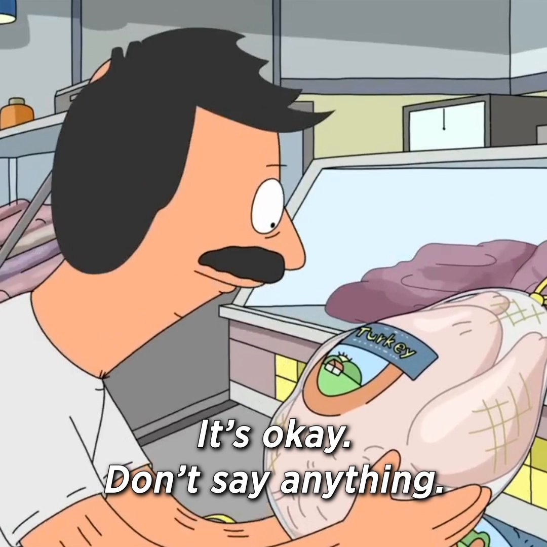 For Bob, it's not just a holiday. It's a way of life. Happy #Thanksgiving from #BobsBurgers! 🦃