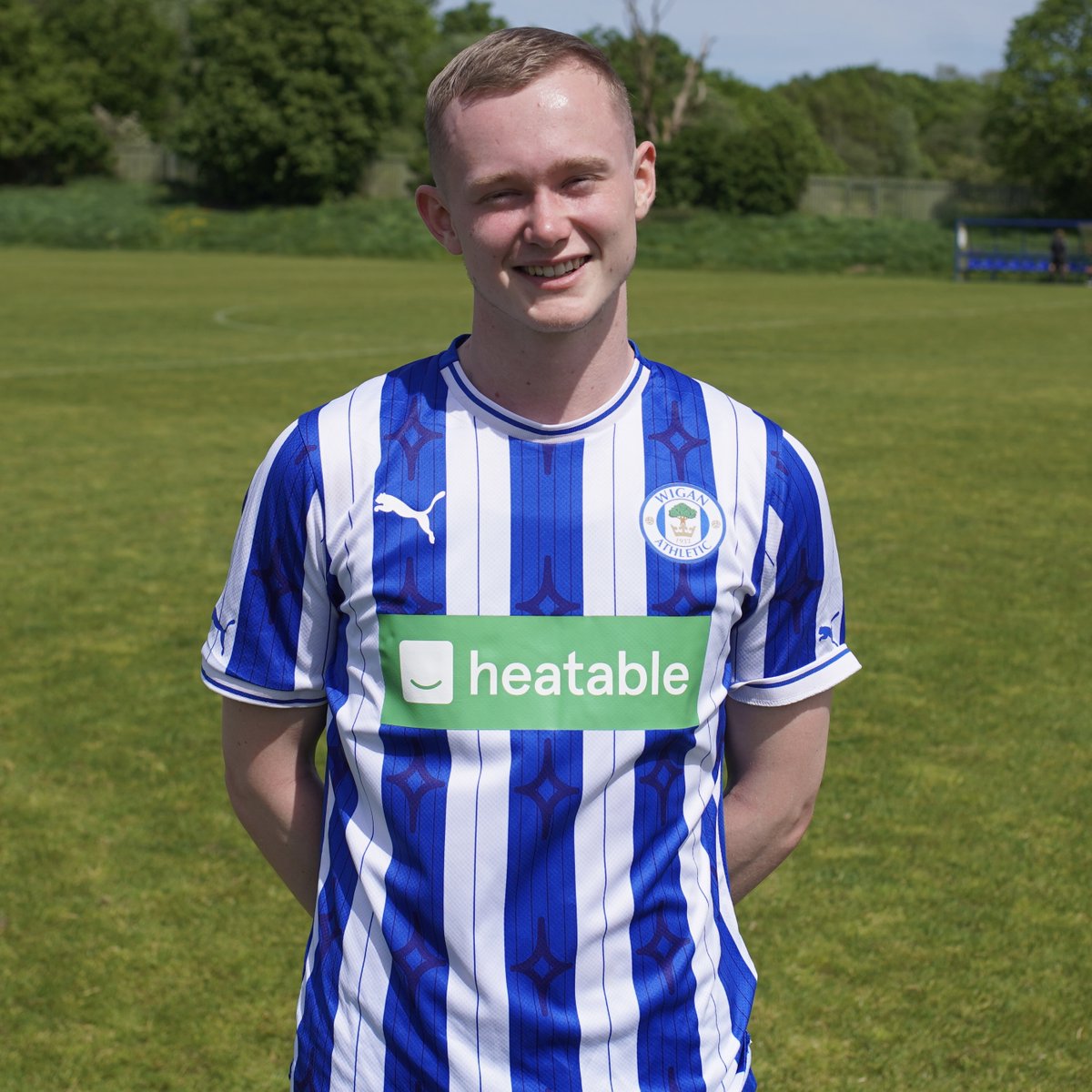 Following radiotherapy treatment, Callum Jones has been given the all-clear at the Christie NHS Foundation Trust in Manchester! 👏 We’re so proud of you, Jonesy! 💙 #wafc 🔵⚪️ | Kingdom Wigan Athletic Academy