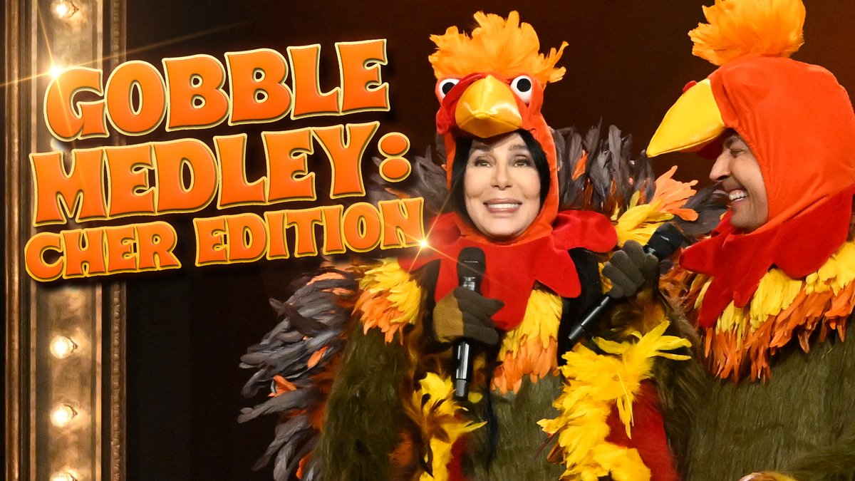 The Turkettes (Cher & Jimmy) perform a medley of Cher’s greatest hits to celebrate Thanksgiving! #FallonTonight