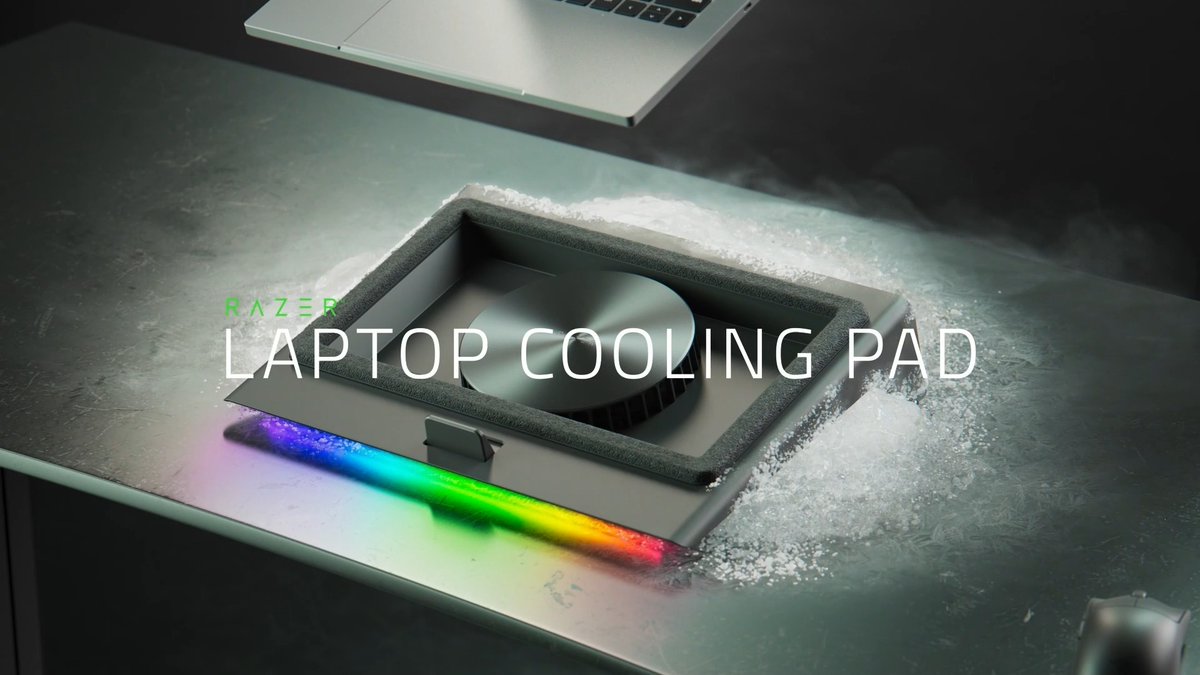 Keep Cool, Stay Ahead – Available Now! Unleash peak performance with the Razer Laptop Cooling Pad, keeping laptops up to 18 inches cooler during intense gaming marathons—
