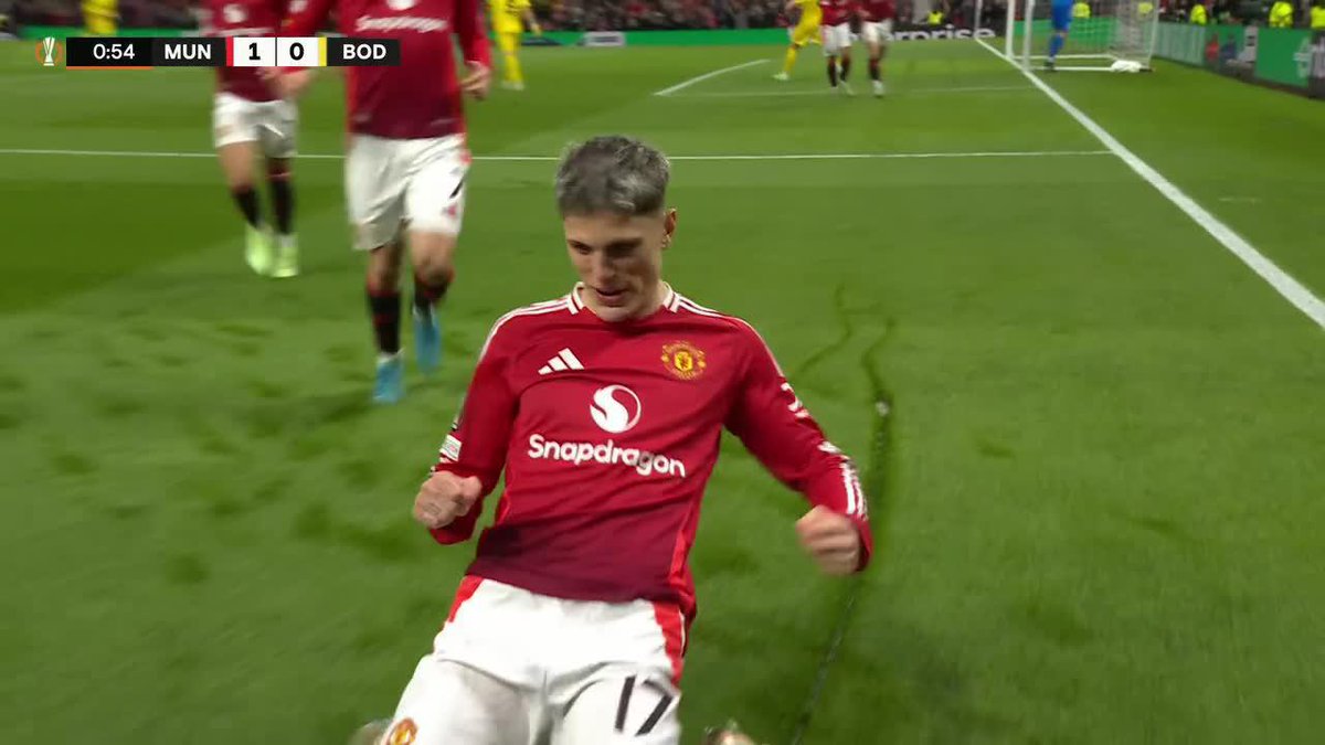 🌟🇦🇷 GOL DE ALEJANDRO GARNACHO EN EUROPA LEAGUE CON EL MANCHESTER.