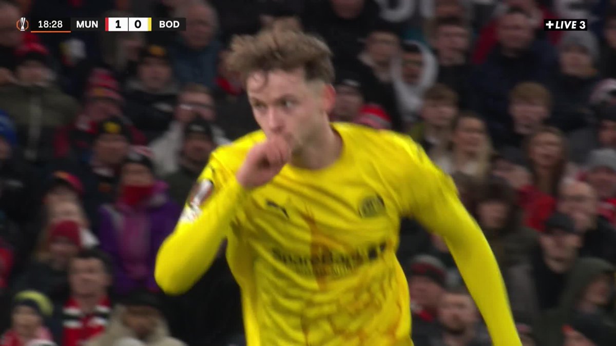 Oh ce bijou pour Bodo Glimt ✨ Manchester United avait pris les devants mais Håkon Evjen s'en est mêlé 🤩 #MUNBOD｜ #UEL