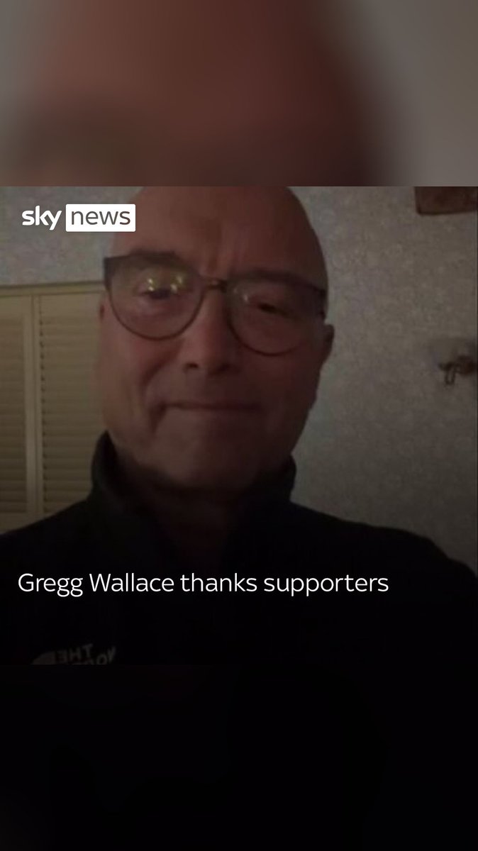 Gregg Wallace has thanked people for their "support" in a video posted on Instagram. He stepped down from MasterChef over allegations he made inappropriate sexual comments on a range of programmes over 17 years.