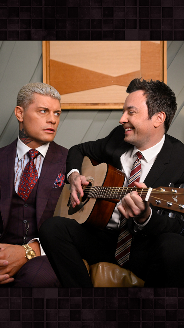 .Cody Rhodes, take me home 🎸 #FallonTonight