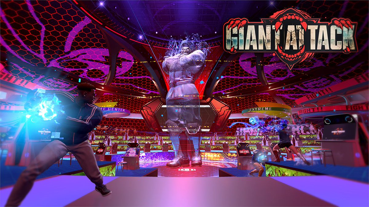 / #スト6 バトルハブの期間限定イベント GIANT ATTACK 「ジャイアントベガをを討伐せよ!」開催予告👊 \ 📅12/2 17:00~12/16 16:59📅 期間中はCPU戦専用筐体やアバターバトルで 超強い「SiNベガ」と闘うことができるぞ👀 バトルハブで遊んで溜まるアタックポイントを波動拳に☄ ↓ 波動拳を放ってジャイアントベガを討伐‼ 獲得したポイントとジャイアントベガの撃破数に応じて報酬が解放されるので奮って参加しよう🎁