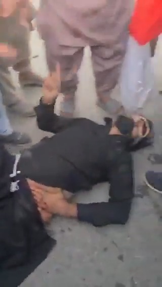 Another footage has surfaced showing a protestor lying on the ground after being shot during the #IslamabadMassacre.
