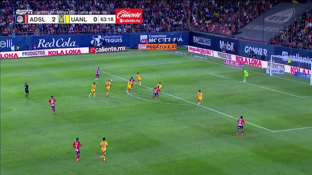 ¡TRES A CERO! ¡TRES A CERO SAN LUIS! ⚽️⚽️⚽️ VITINHO MARCA DE CABEZA 🔥 EN VIVO POR ESPN Y #DISNEYPLUS