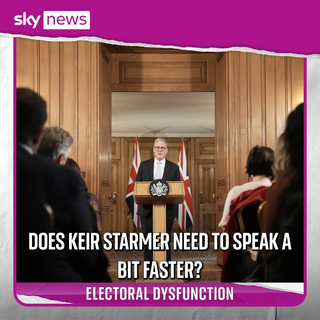 Does Keir Starmer speak really slowly? 🐢 #ElectoralDysfunction listener John thinks the PM would benefit from speeding up - Beth Rigby, Harriet Harman, and Ruth Davidson put it to the test. Listen to the full episode here 👉🏼