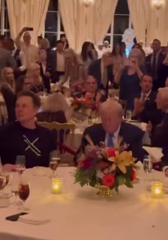 Trumpsgiving. Thanksgiving Dinner at Mar-a-Lago with the Trumps, Elon Musk, and… YMCA.