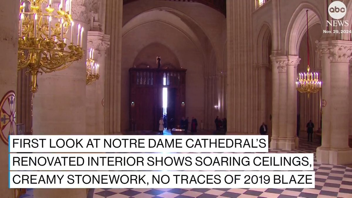 Notre Dame Cathedral showed its new self to the world on Friday after more than five years of frenetic reconstruction work, with rebuilt soaring ceilings and creamy good-as-new stonework erasing somber memories of its devastating fire in 2019. Read more: