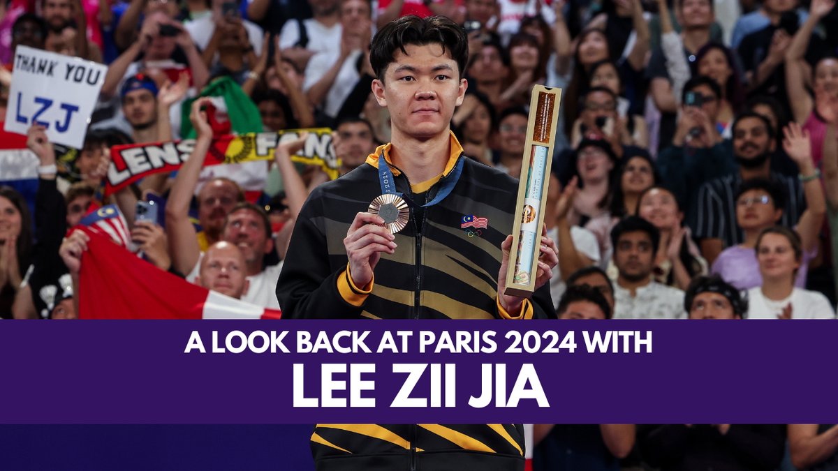 Let's take a trip down memory lane with 🇲🇾 Lee Zii Jia at #Paris2024. 💜 #Olympics #badminton