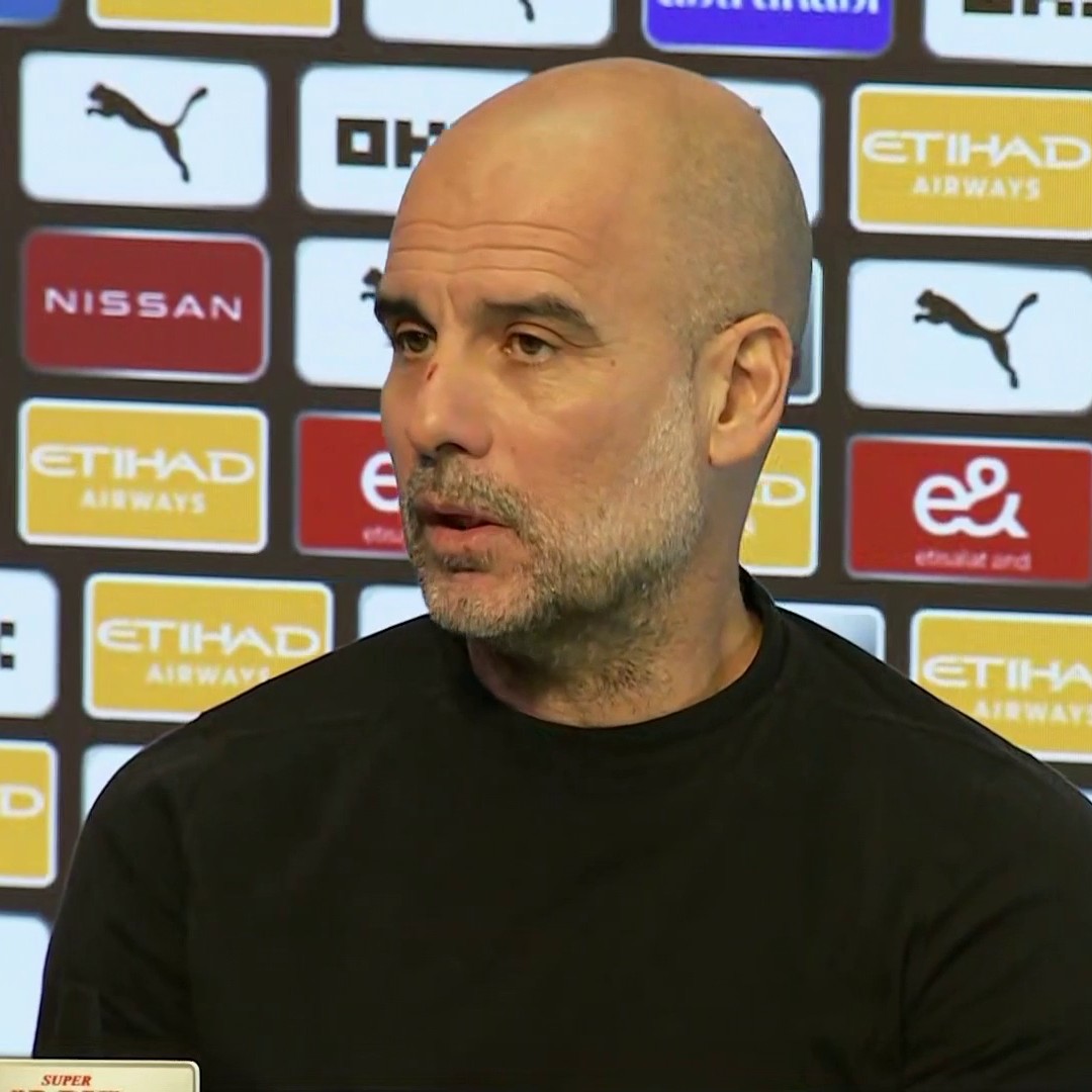 "Accept it and challenge it" 😤 Pep Guardiola says there is no time for complaining or blaming ❌