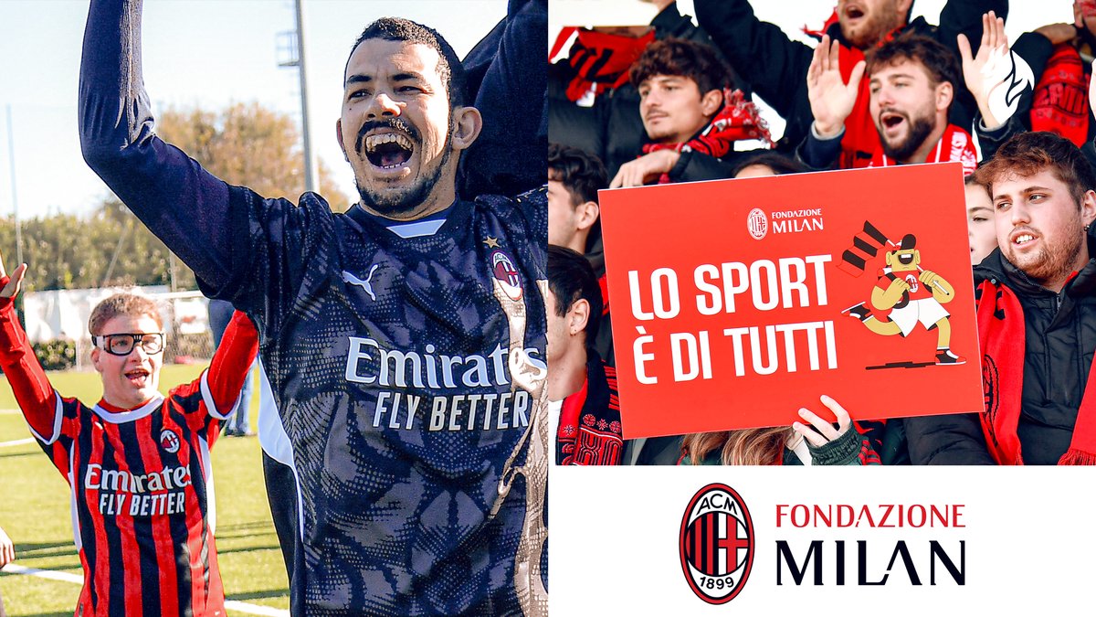 🤝 Lega Serie A dedica la 14ª giornata al Campionato DCPS, che promuove il calcio per tutti. Sabato, i tifosi milanisti hanno sostenuto la DCPS Briantea84, affiliata ad AC Milan e #FondazioneMilan. Guarda il video completo sul nostro canale YouTube! 💪❤️ #ilcalcioèditutti FIGC