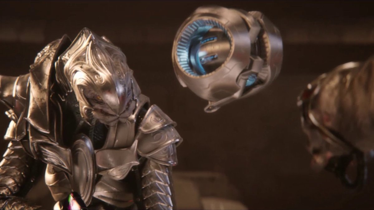 Leader of an artifact retrieval group attached to the Fleet of Particular Justice, Sesa 'Refumee's encounter with 343 Guilty Spark on the gas mine of Threshold revealed to him the truth about the Covenant—and how the Prophets had bent the Sangheili to their will. #FictionFriday