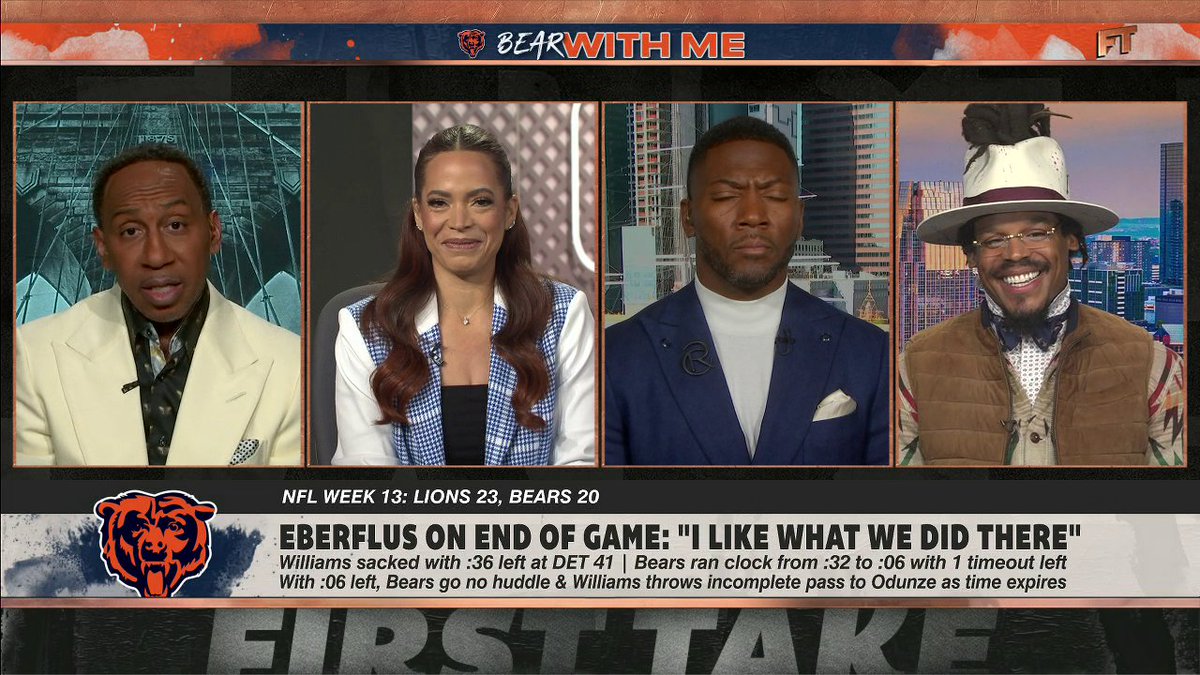 "That man Eberflus should have been fired the minute they landed back in Chicago." —Stephen A Smith 👀