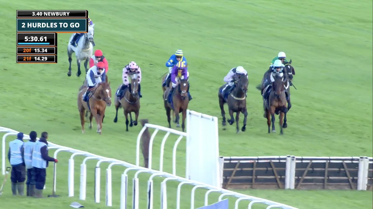 Another for Freddie Mitchell! ✌️ Hermino AA holds them off in the Coral "Pipped-At-The-Post" And Win Handicap Hurdle 🥇 #ITVRacing | Newbury Racecourse | Freddie Mitchell | Gary & Josh Moore Racing