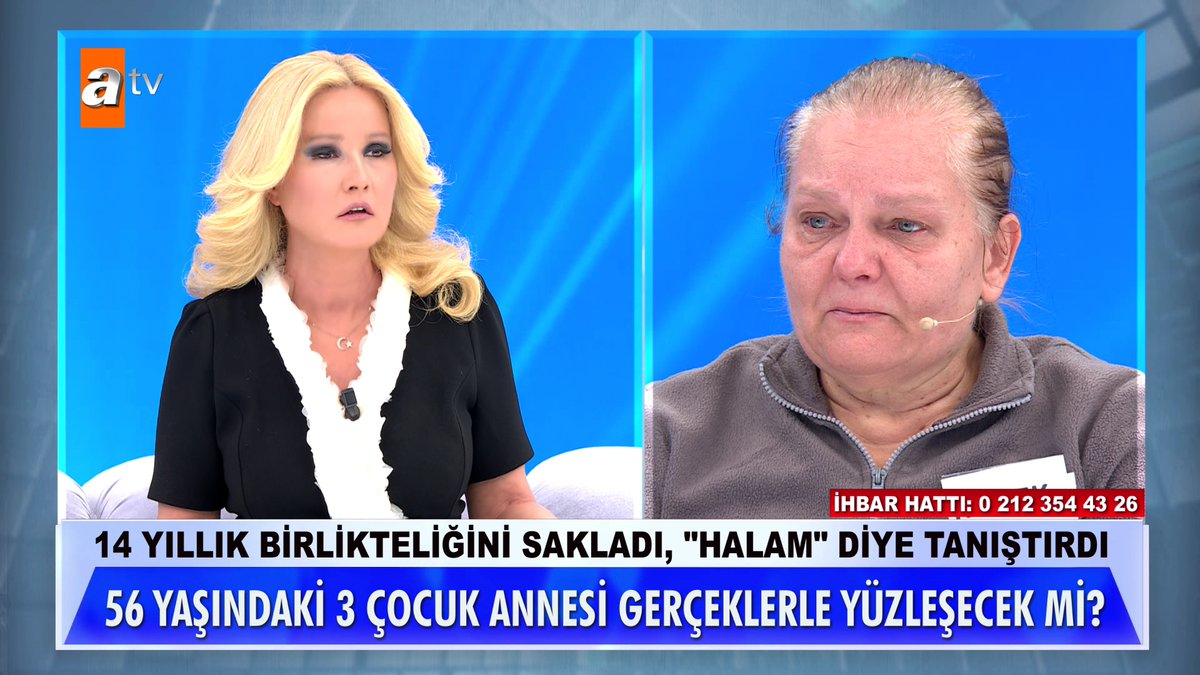 Müge Anlı'da şok olay! 24 yaş büyük sevgilisine "anne ve hala" diyormuş... 56 yaşındaki 3 çocuk annesi Melek ile 14 yıldır birlikte olan Yaşar'ın, çevresine onu ''halam'' diye tanıttı ortaya çıktı.