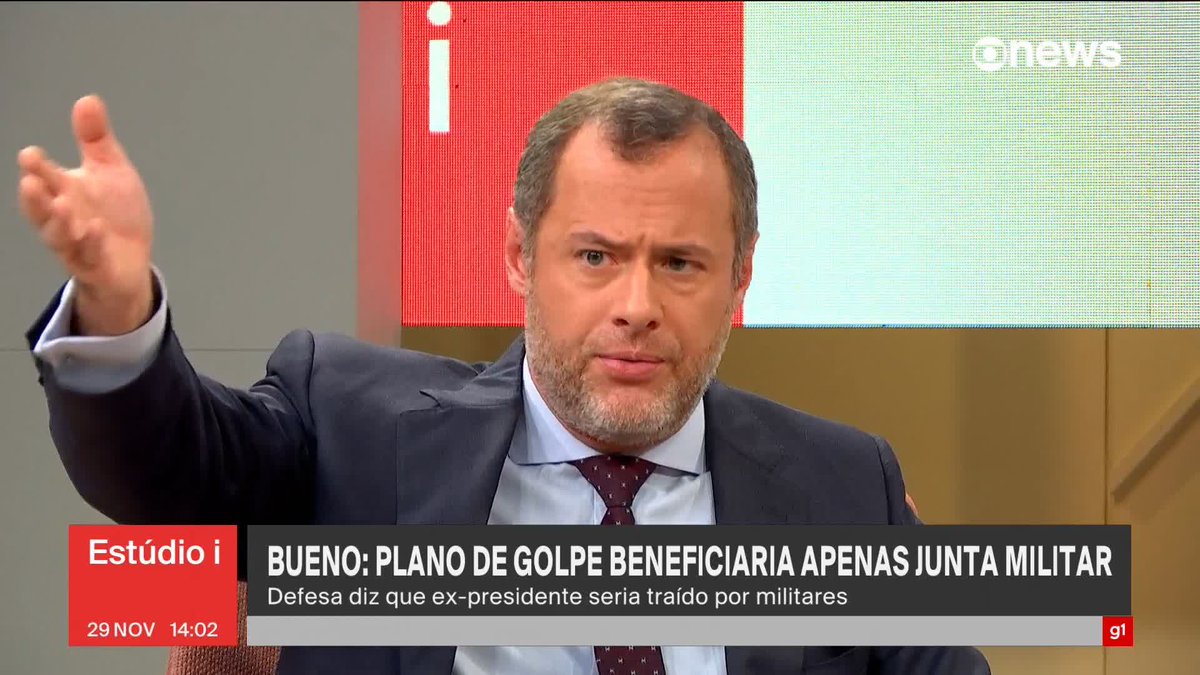 “Primeira coisa, competência da corte (...) depois da competência tem o segundo episódio, que para mim nulifica de morte esse caso. É a questão da prevenção do ministro Alexandre de Moraes. (...) Terceiro ponto é a imparcialidade objetiva. Alguém duvida da inimizade do presidente Bolsonaro com o ministro Alexandre de Moraes?”, diz Paulo da Cunha Bueno, advogado de Bolsonaro, sobre o processo das investigações do inquérito de golpe. ➡ Assista na #GloboNews: #Estúdioi