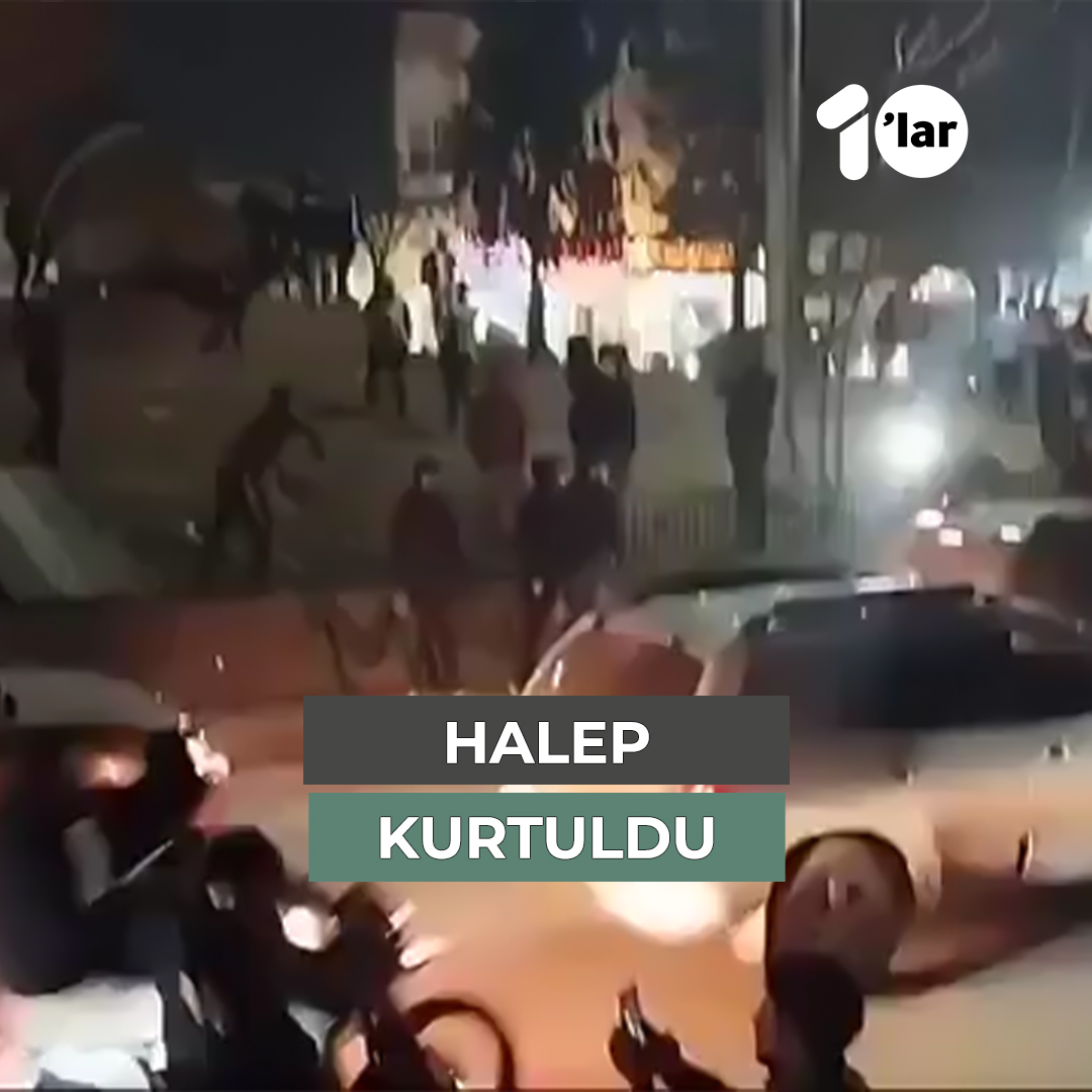 Halep halkı, rejim ve İran işgalinden kurtuluşu coşkuyla kutluyor!