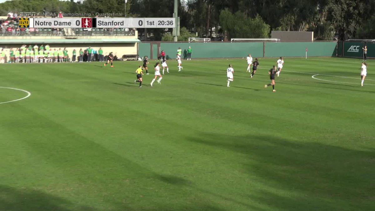 25’ » GOOOOOOOOOOAL 🌲 Shae Harvey ⚽️ with the header from Andrea Kitahata and the Cardinal strikes first! 📺 » ESPN+ 💻 » #GoStanford