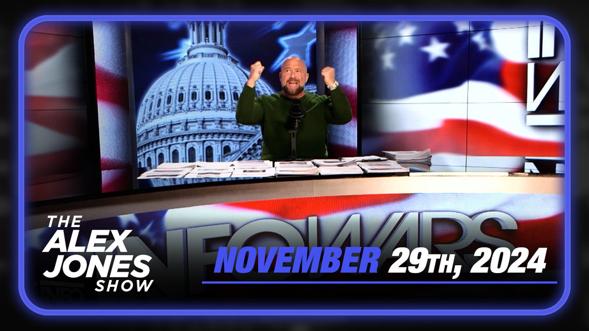 GLOBAL PEACE ALERT: Trump Set To Announce A Plan To END THE UKRAINE WAR By Forcing A Ceasefire &amp; Stationing Western Troops In Ukraine! Alex Jones Reports On The Latest Historic Developments! — FULL SHOW 11/29/24 WATCH/SHARE THE LIVE X STREAM HERE: