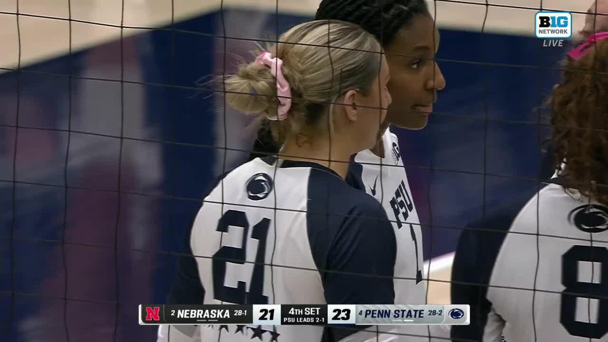 B1G CHAMPIONS! We clinched at least a share of the Big Ten Volleyball title with a 3-1 win over Nebraska! #WeAre