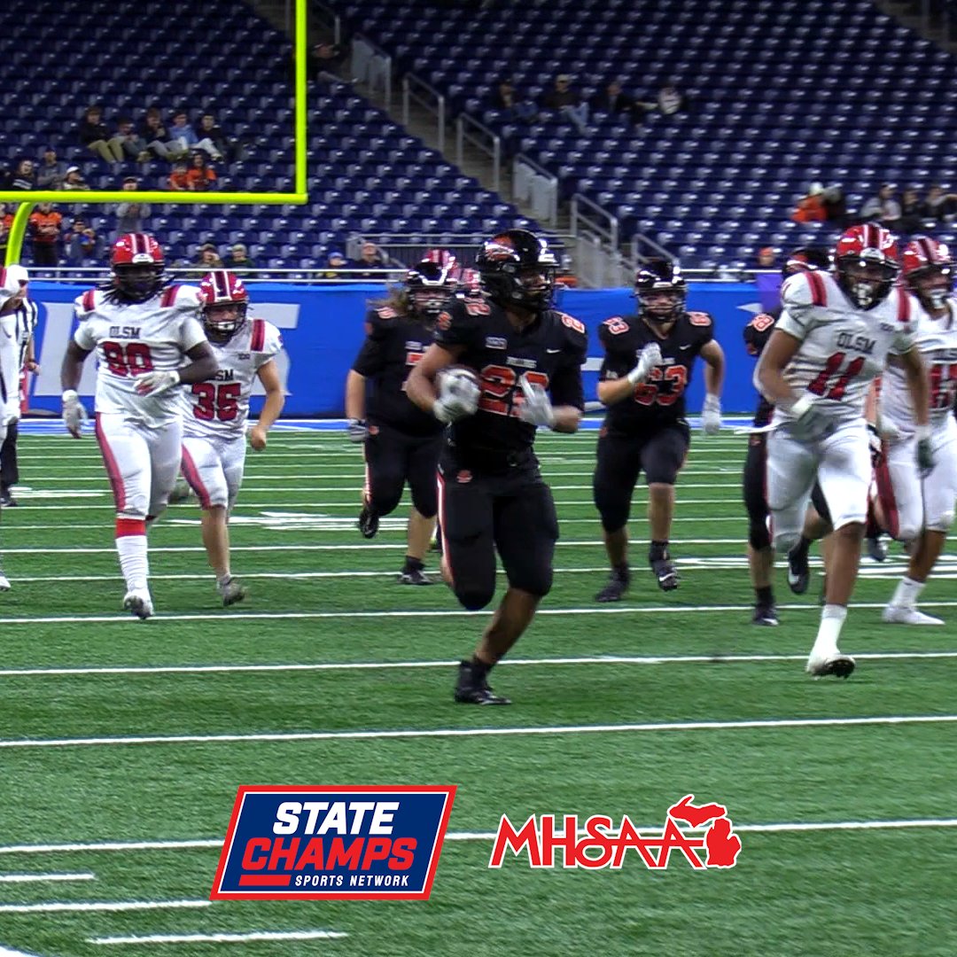 Check out Byron Center sophomore Cam Payne taking it to the HOUSE! 54-yard touchdown as the Bulldogs takes a 13-7 lead over Orchard Lake Saint Mary's in the 2nd quarter in the Division 2 MHSAA Football Final. Cam Payne | Byron Center Athletics