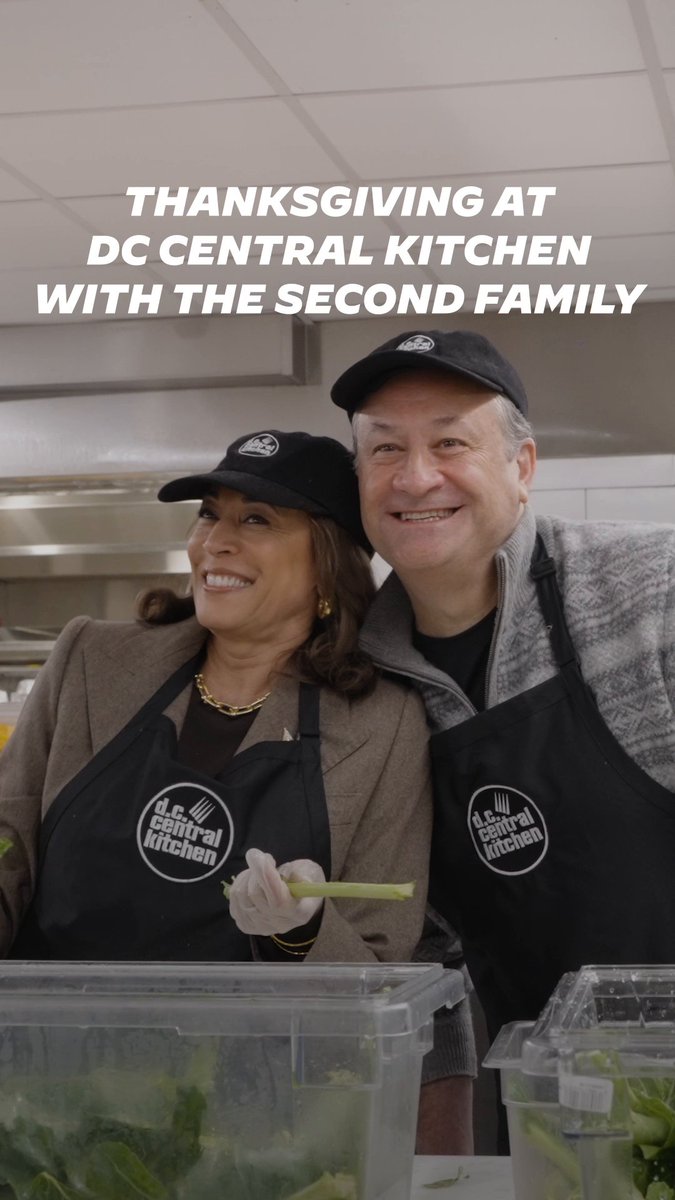 Each time I visit DC Central Kitchen, I am inspired by the work they do to uplift this community. Thank you for giving our family the opportunity to give back on Thanksgiving.
