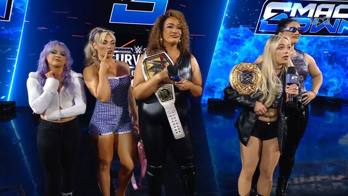 Nia Jax knows how to stir the pot! ๐ Will her team leave #SurvivorSeries #WarGames with the win or are they all talk? #SmackDown