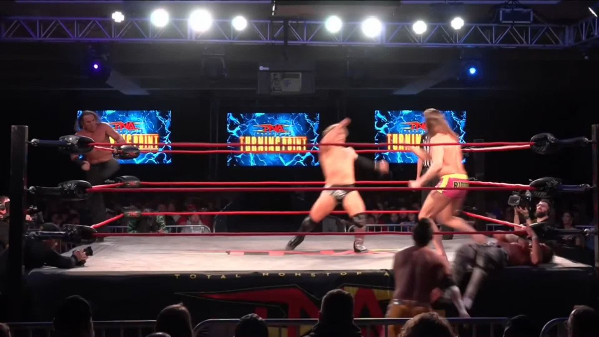 .Matthew Riddle is in a TNA Ring for the first time ever! Watch #TNATurningPoint LIVE on TNA+: Use code TNAFREE for one month free of TNA+: