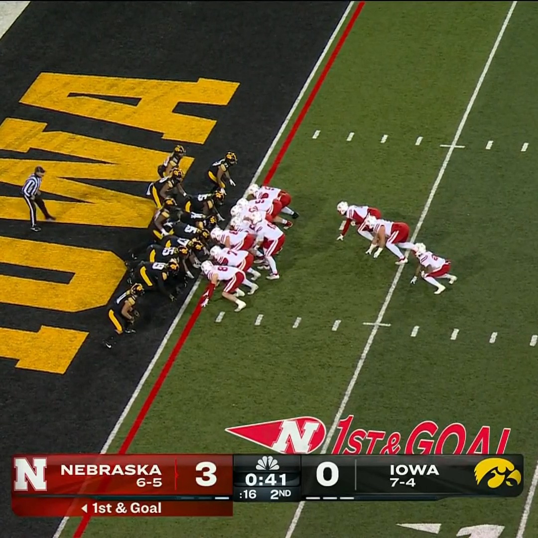 Hard. Nose. Football. #B1GFootball Nebraska Football | 📺 NBC and Peacock