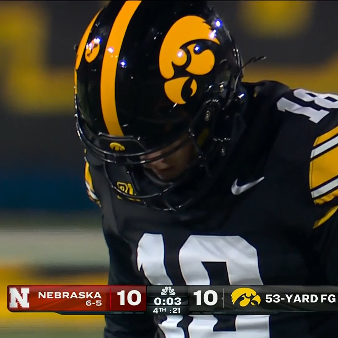 HAWKEYES WIN! WHAT A FINISH! #B1GFootball