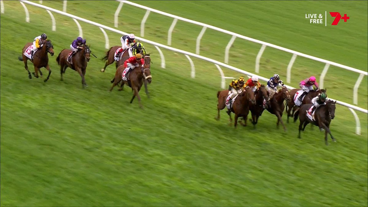 Some ride from Mark Zahra to get home on New Energy! 👏 Thats a treble for Ciaron Maher Racing 3️⃣