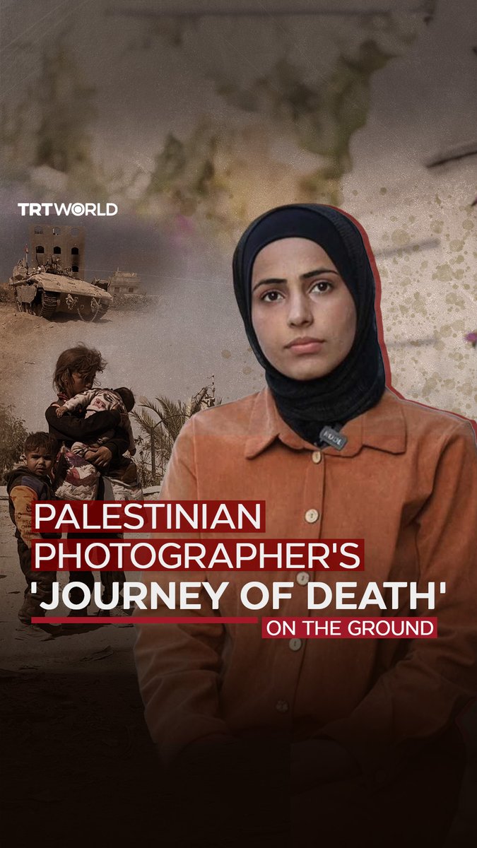 Palestinian photographer Khadija Hemaid spoke to TRT World about her journey from Jabalia Camp, where she had grown up, through an Israeli corridor to southern Gaza. She recounts the scenes she witnessed and explains why she chose to turn her camera toward her oppressors, documenting the Israeli-forced displacement in Gaza