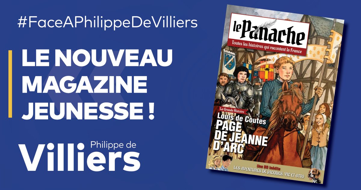🎙Raconter ce qu'a été l'Histoire de France, à travers des récits légendaires spectaculaires, pleins de surprises et d’émotions, telle est la vocation du nouveau magazine jeunesse "Le Panache". Si tu ne vas pas au Puy du Fou, le #PuyduFou viendra à toi ! 📚Pré-commandez avant Noël : 🔴Voir l'émission complète : 🤳Rejoignez-moi sur les différents réseaux sociaux : #FaceAPhilippeDeVilliers #FADV #CNews