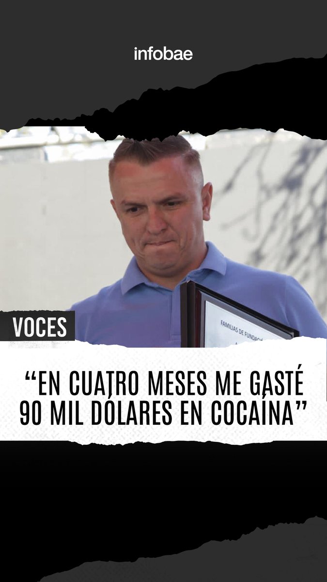 El brutal testimonio de un adicto a la cocaína que en cuatro meses gastó 90 mil dólares para consumo: "Estoy vivo de milagro" 📌 Mirá la nota de Tatiana Schapiro acá