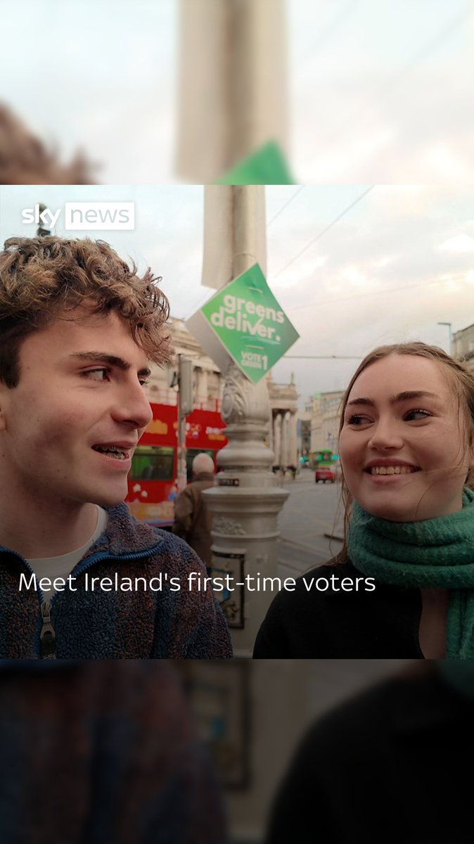 Housing, rising costs and climate... What are the main issues for Ireland's first-time voters this election? 🇮🇪