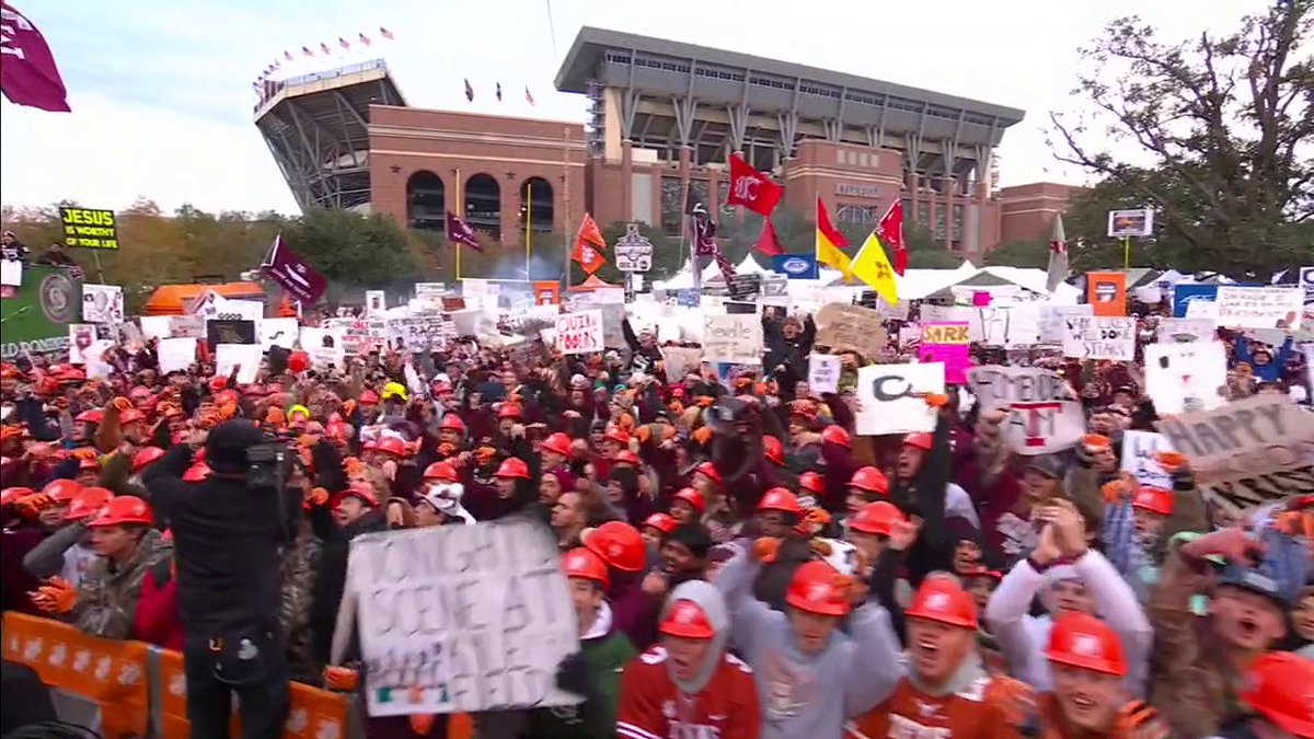 Texas. Texas A&amp;M. A rivalry renewed and College Station is READY 😤