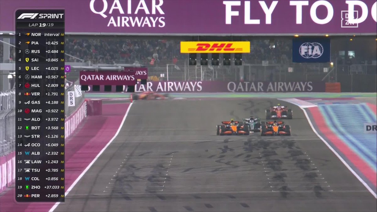 HAY UN AMIGO EN MÍ 🧡 Norris le cede la victoria a Piastri reconociéndole todas las veces que le ha ayudado 👏 #CatarDAZNF1 🇶🇦