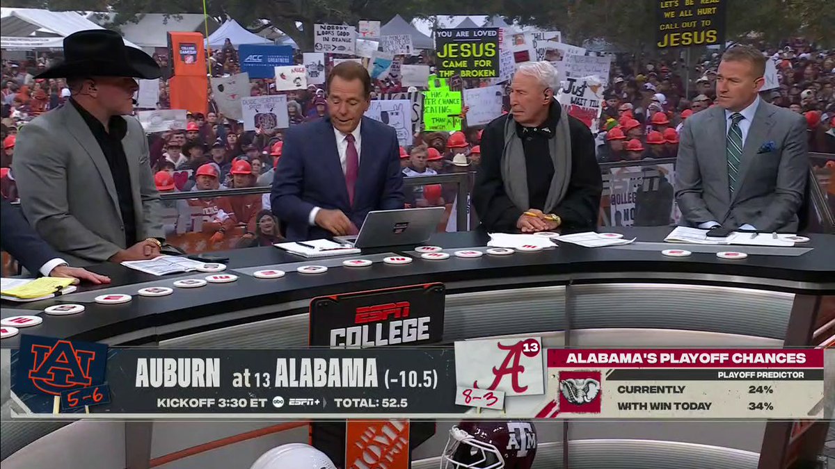 "When you're born in Alabama, you have a birthright. You're either going to be for Alabama or you're going to be for Auburn." Nick Saban knows a thing or two about the Iron Bowl: